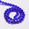 Imitate Austrian Crystal Bicone Glass Beads Strands X1-GLAA-F029-4x4mm-06-2