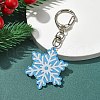 Christmas Theme Acrylic Pendant Decoration HJEW-YW00032-07-1