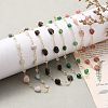 Nuggets Natural Gemstone Beaded Necklaces NJEW-JN03188-5