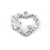 Brass Micro Pave Cubic Zirconia Pendants KK-K371-41B-P-1