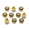 Tibetan Style Alloy Bead Caps GLFH10353Y-1
