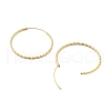 925 Sterling Silver Hoop Earrings EJEW-S243-01G-2