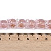 Gold Sand Lampwork Beads Strands LAMP-P069-02A-01-3