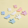 CHGCRAFT 18Pcs 9 Style Food Grade Eco-Friendly Silicone Beads SIL-CA0002-04-3