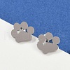 Tarnish Resistant 304 Stainless Steel Stud Earrings X-EJEW-E254-01P-3
