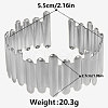 304 Stainless Steel Cuff Bangles for Women XQ5887-1-1