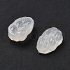 Natural Agate Leaf Pendants G-U025-04-2