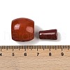 Natural Red Jasper 3 Hole Guru Beads G-F795-F01-02-3