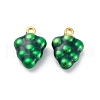 304 Stainless Steel Enamel Pendants STAS-B085-40G-01-1