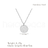 Stylish Stainless Steel Caduceus Medical Symbol Pendant Necklaces for Women XP1047-2