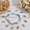 SOFPLATE 100Pcs 2 Colors Tibetan Style Alloy European Beads TIBEB-SP0001-02-4