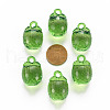 Autumn Theme Transparent Acrylic Pendants TACR-T024-04B-925-4
