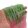 Transparent Painted Glass Beads Strands X1-DGLA-A034-T2mm-A18-2