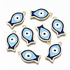 Alloy Enamel Pendants PALLOY-T075-34-NR-1