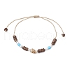 3Pcs 3 Styles Summer Beach Starfish Turtle Shell Shape Adjustable Anklets AJEW-AN00635-3