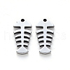 Tarnish Resistant 304 Stainless Steel Pendants X-STAS-N092-80-2