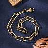 304 Stainless Steel Paperclip Chains STAS-I146-01G-3