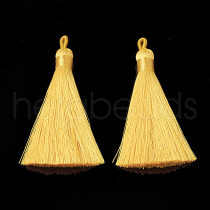 Polyester Tassel Big Pendants Decoration AJEW-S059-16-1