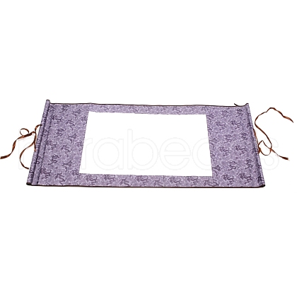 Polyester Horizontal Painted Scroll AJEW-WH0230-78E-1