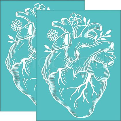 Self-Adhesive Silk Screen Printing Stencil DIY-WH0337-029-1