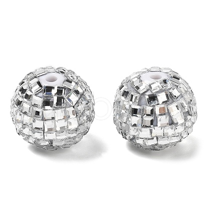 Oapque Acrylic Beads OACR-D307-01C-20mm-1