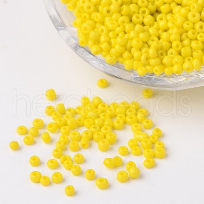 12/0 Opaque Colours Round Glass Seed Beads X-SEED-A010-2mm-42-1