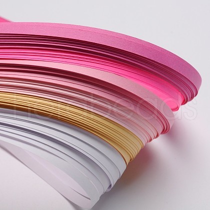 6 Colors Quilling Paper Strips DIY-J001-5mm-A03-1