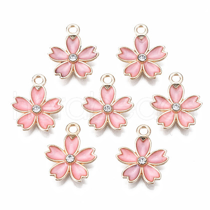 Alloy Enamel Pendants ENAM-S121-052D-1