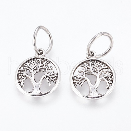 Tibetan Style Alloy Pendants TIBEP-G021-07AS-1