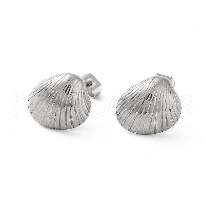 Non-Tarnish 304 Stainless Steel Stud Earrings for Women EJEW-D095-15P-1