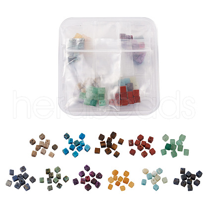 Kissitty 110Pcs 11 Style Natural Mixed Gemstone Beads G-KS0001-03-1
