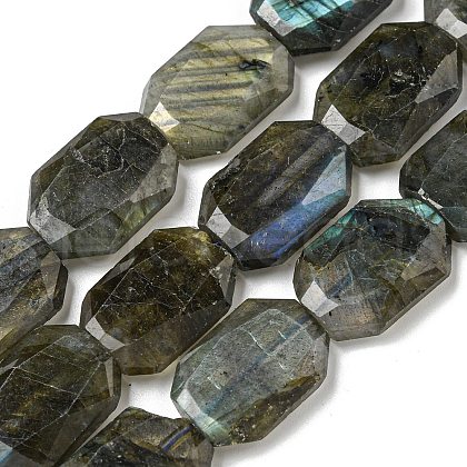 Natural Labradorite Beads Strands G-P544-B08-01-1