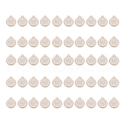 Golden Plated Alloy Charms ENAM-SZ0001-25A-W-1