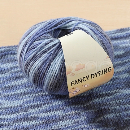 Wool Rainbow Segment Dyed Knitting Yarn PW-WGBB63E-13-1