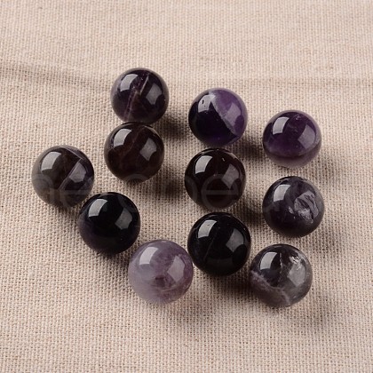 Natural Amethyst Round Ball Beads G-I170-16mm-13-1