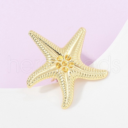 Ocean Theme Brass Cuff Rings RJEW-C135-01G-18-1