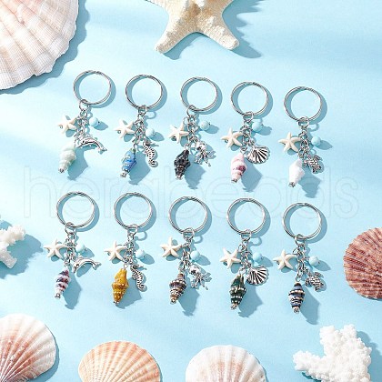 Handmade Porcelain Keychains KEYC-JKC01254-1