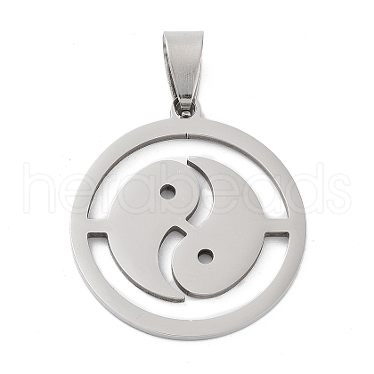 Non-Tarnish 201 Stainless Steel Pendants STAS-A090-06P-1