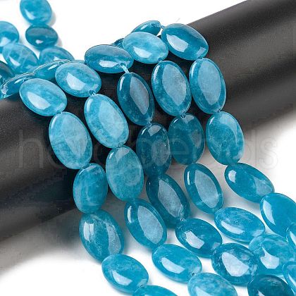 Natural Dyed Malaysia Jade Beads Strands G-B137-A01-01E-1