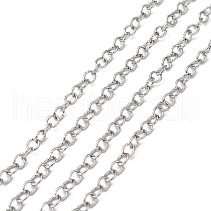 304 Stainless Steel Cable Chains X-CHS-R009-10-1