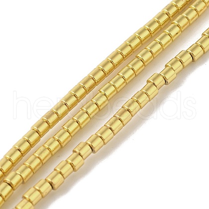 Electroplated Synthetic Non-magnetic Hematite Beads Strands G-I364-H01-G-1