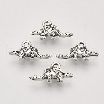 Tibetan Style Alloy Pendants TIBEP-T009-30AS-RS-1