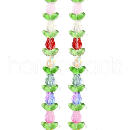 Transparent Glass Bead Strands GLAA-K070-02A-1