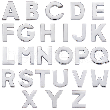 SUNNYCLUE 52Pcs 26 Styles Alloy Slide Charms FIND-SC0009-82-1