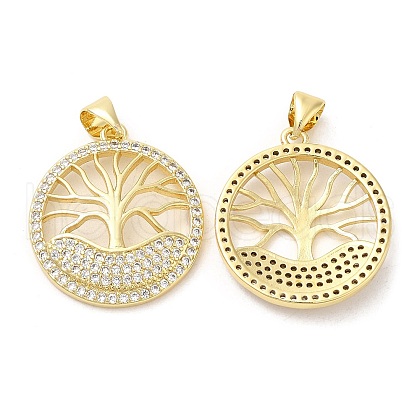 Rack Plating Brass Pendants KK-R146-10G-1