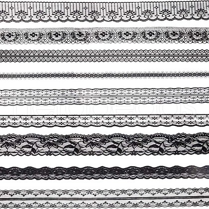 Gorgecraft 8 Styles Polyester Lace Trim OCOR-GF0002-56-1