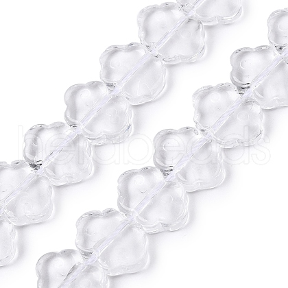 Transparent Glass Beads Strands GLAA-N001-60-1
