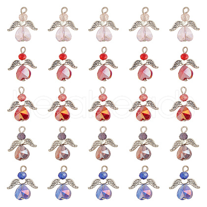 Glass Pendants PALLOY-HY00023-1