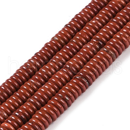 Natural Red Jasper Beads Strands G-Q159-B08-01-1