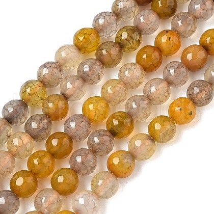 Natural Agate Beads Strands G-C082-A01-54-1